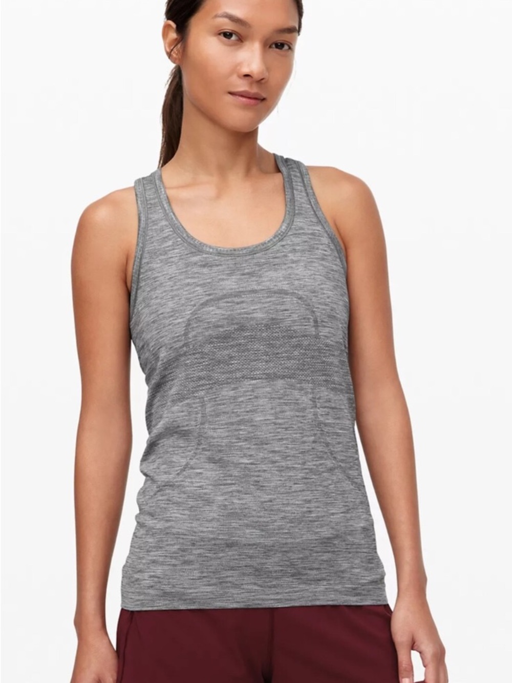 LULULEMON Swiftly Tech Racerback Tank Top in Slate Women's Size 8